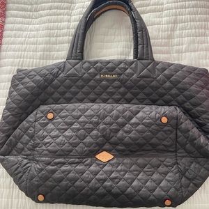 Like NEW MZ Wallace Large Metro Tote Magnet Gray